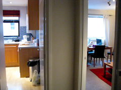 Kitchen and lounge.