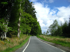 Very narrow and windy road