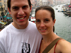 Me and Richard on the Ponte di Rialto