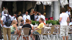 Lunchtime classical recital in St Mark's Square