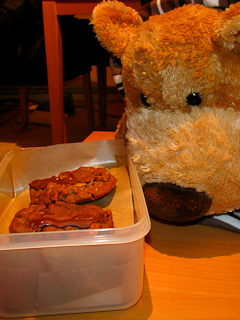 Boris with the cookies